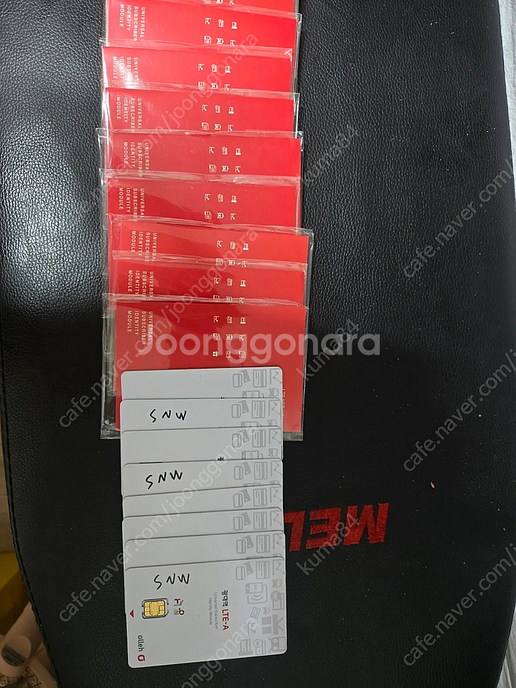 정식 KT 사용가능 유심카드 31장 새상품 판매--2