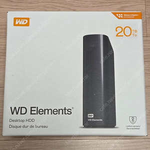 WD Elements 20TB 외장하드 미개봉 새제품