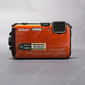 (작례) 니콘 쿨픽스 COOLPIX AW100 오렌지