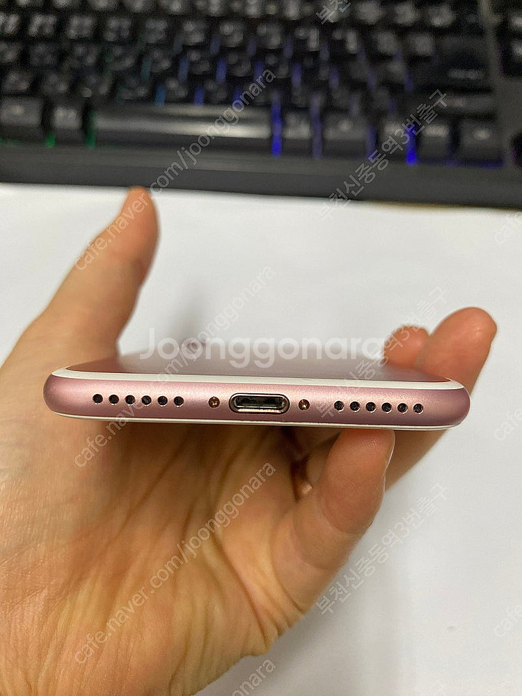 202191 아이폰7 로즈골드 A급 32GB 무잔상 배...--6