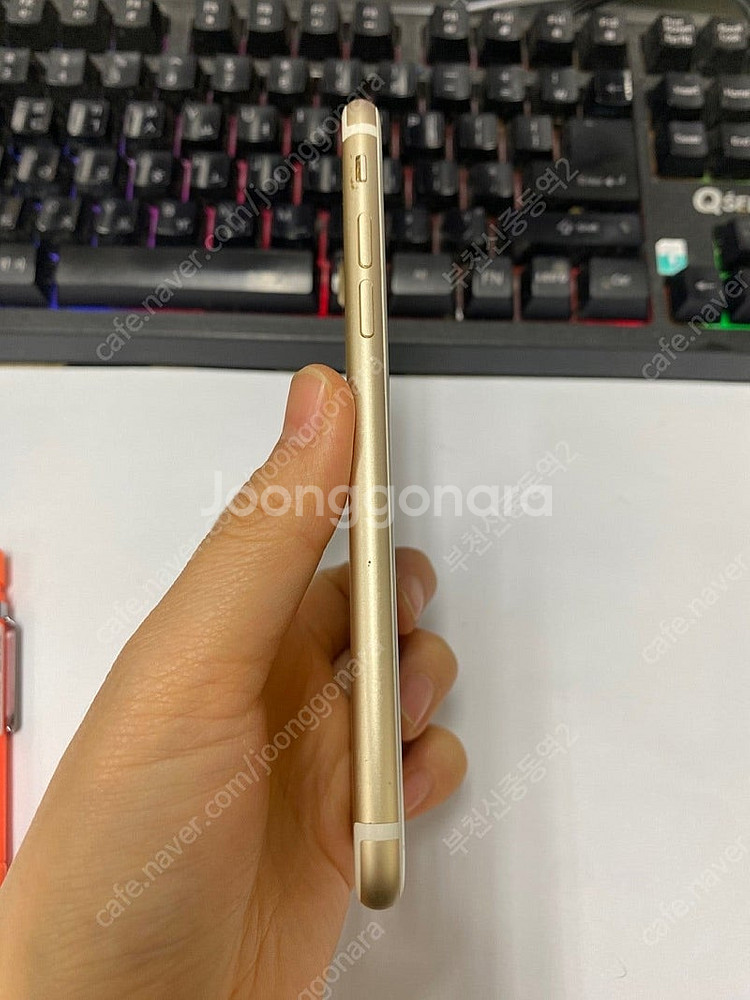 197396 아이폰7 골드 A급 32GB 무잔상 배터리...--4