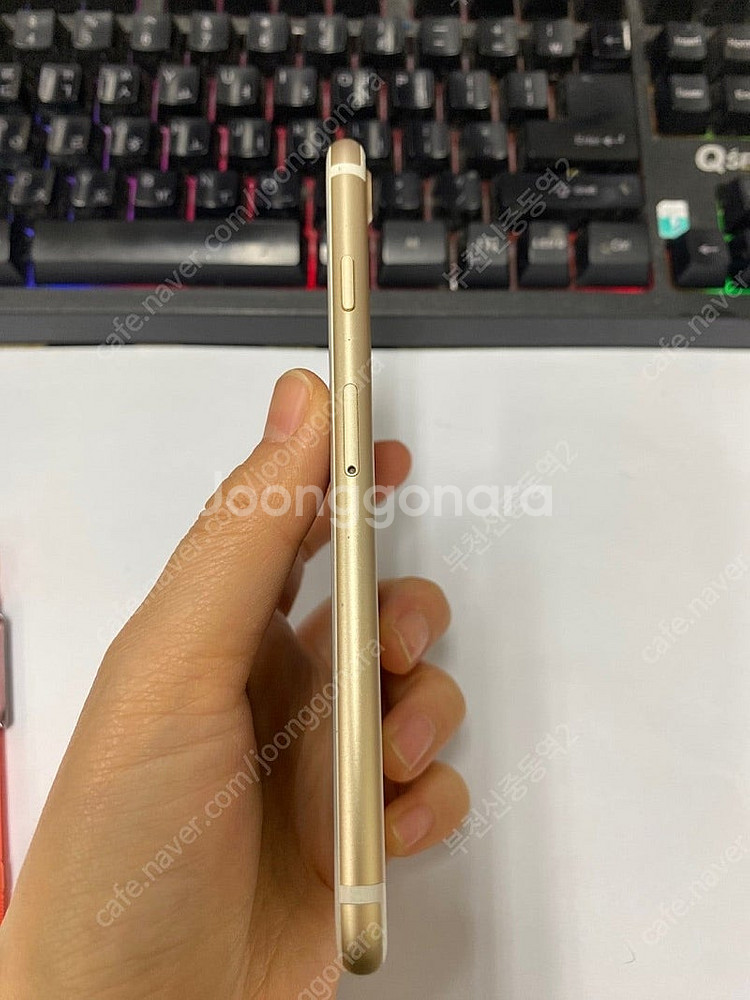197396 아이폰7 골드 A급 32GB 무잔상 배터리...--5
