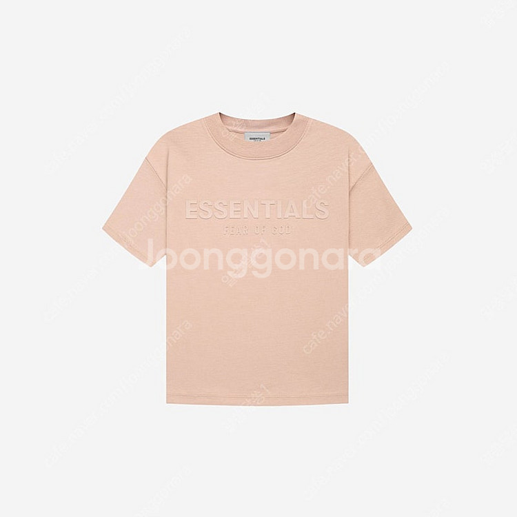 (키즈) 에센셜 티셔츠 매트 블러쉬 XL--1