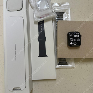 애플워치6 44mm 블랙티타늄팝다