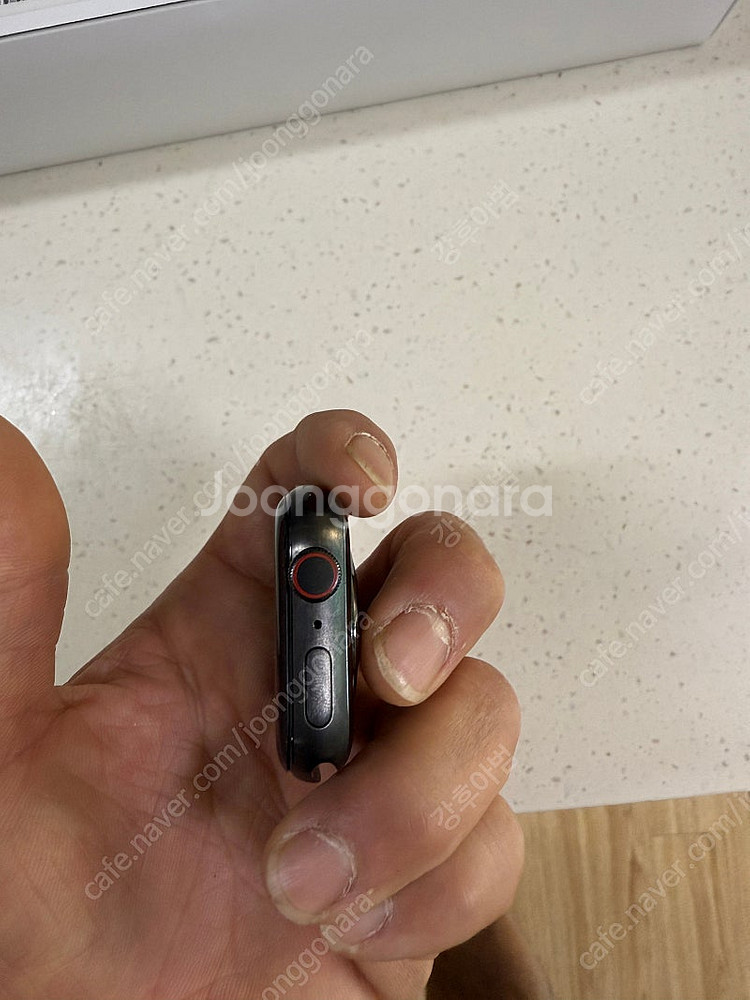 애플워치6 44mm 블랙티타늄팝다--4