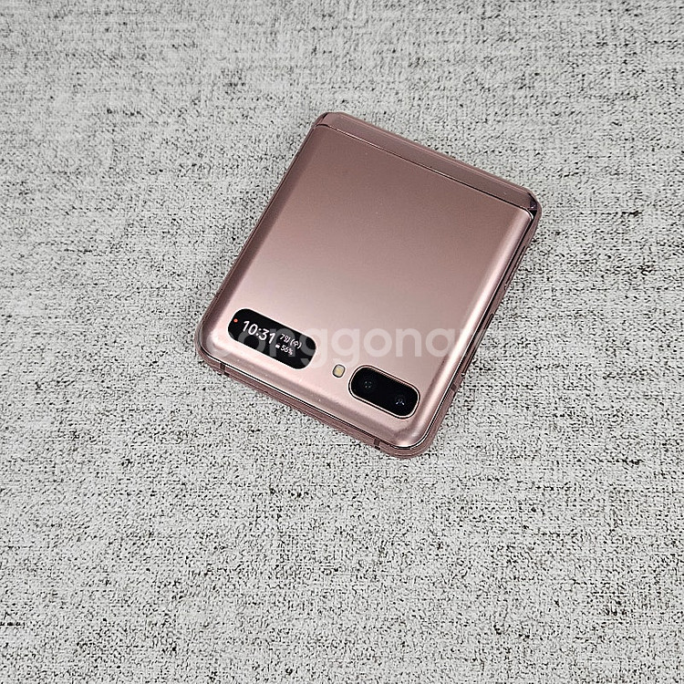 - F707N 갤럭시Z플립 5G 브론즈 무잔상/기능정상...--2