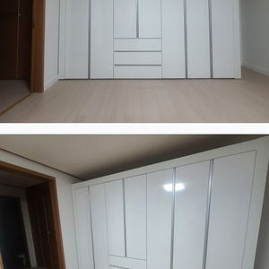 화이트 붙박이장 옷장 서랍장