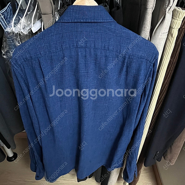 제이크루(J.Crew) 리넨셔츠 글렌체크 블루 M(10...--2