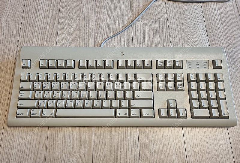 옛날 오래된 애플 키보드 올드 apple m2980--0