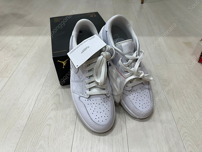 조던1 Low Golf Triple White 250사이즈 이미지