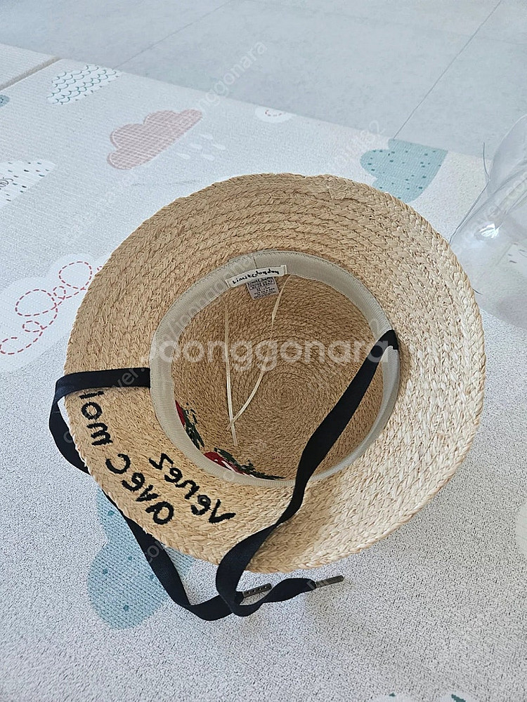 리미떼두두 딸기 밀짚 모자(M)--2