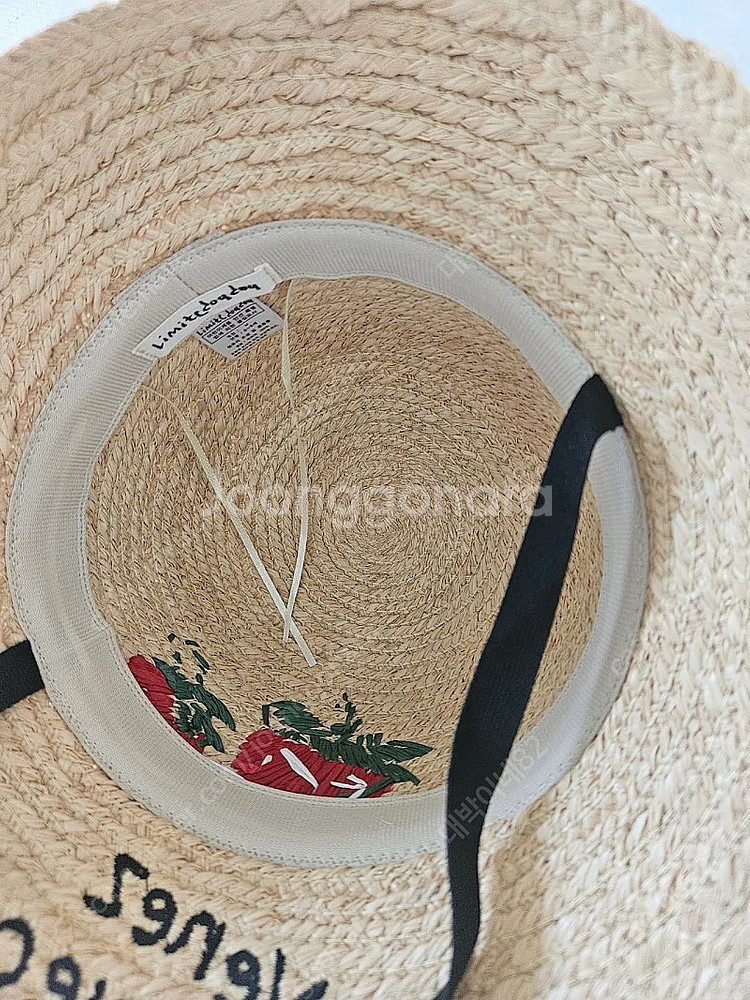 리미떼두두 딸기 밀짚 모자(M)--3