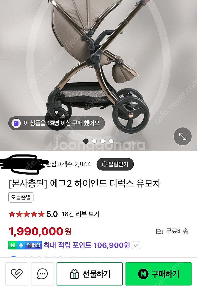 에그2 디럭스 유모차(페더)--8
