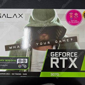 GALAX RTX3070 EX LHR 8GB 그래픽카드 판매합니다[택포]