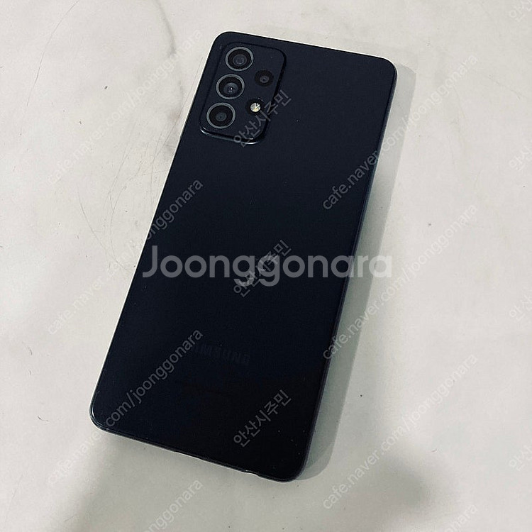 갤럭시 A52S 블랙 128기가 매우깨끗한기기 7만8천원 판매합니다--1