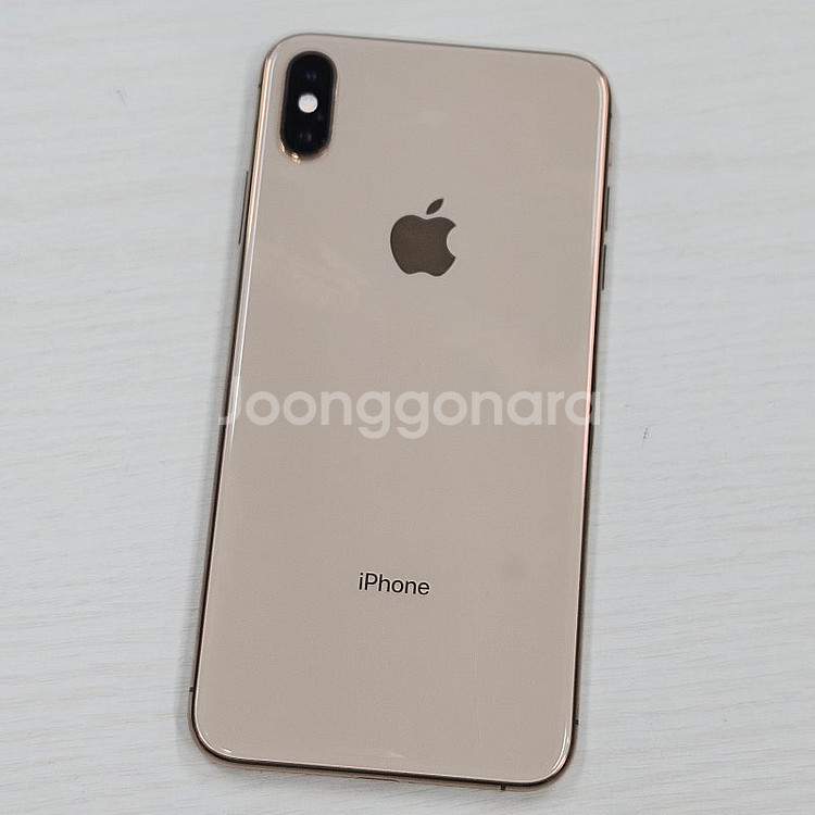 아이폰XS MAX 골드색상 64용량 무잔상 깨끗한단말기 S급 28만 판매해요--0