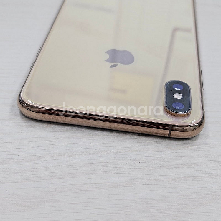 아이폰XS MAX 골드색상 64용량 무잔상 깨끗한단말기 S급 28만 판매해요--4