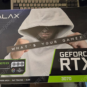 갤럭시 RTX3070 EX GAMER WHITE 화이트 판매합니다.