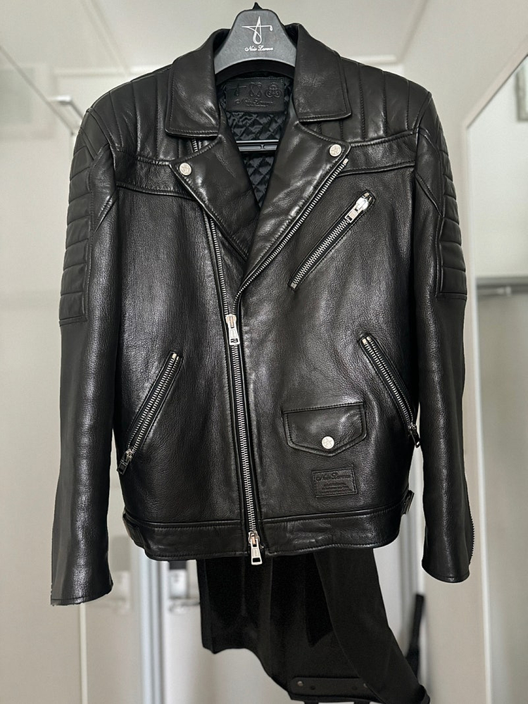 느와르라르메스 블랙라벨 SD6 라이더 가죽 자켓 이미지