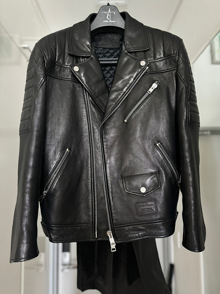 느와르라르메스 블랙라벨 SD6 라이더 가죽 자켓 이미지