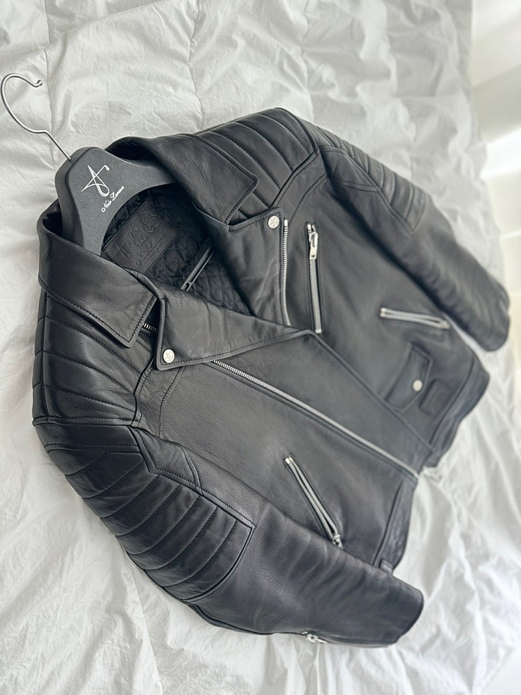 느와르라르메스 블랙라벨 SD6 라이더 가죽 자켓 이미지