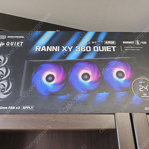 CPU 수냉쿨러 RANNI XY 360 QUIET 화이트​