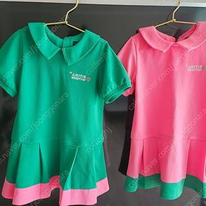 쌍둥이 딸둥이 베네통 키즈 피케원피스
