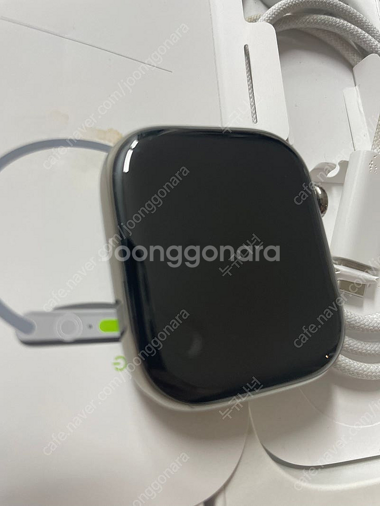 애플워치10티타늄 46mm 내추럴 애플케어+ SSS급--1