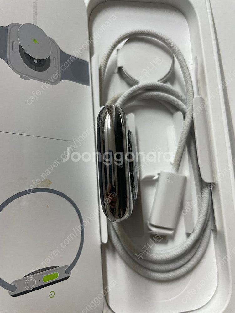 애플워치10티타늄 46mm 내추럴 애플케어+ SSS급--4