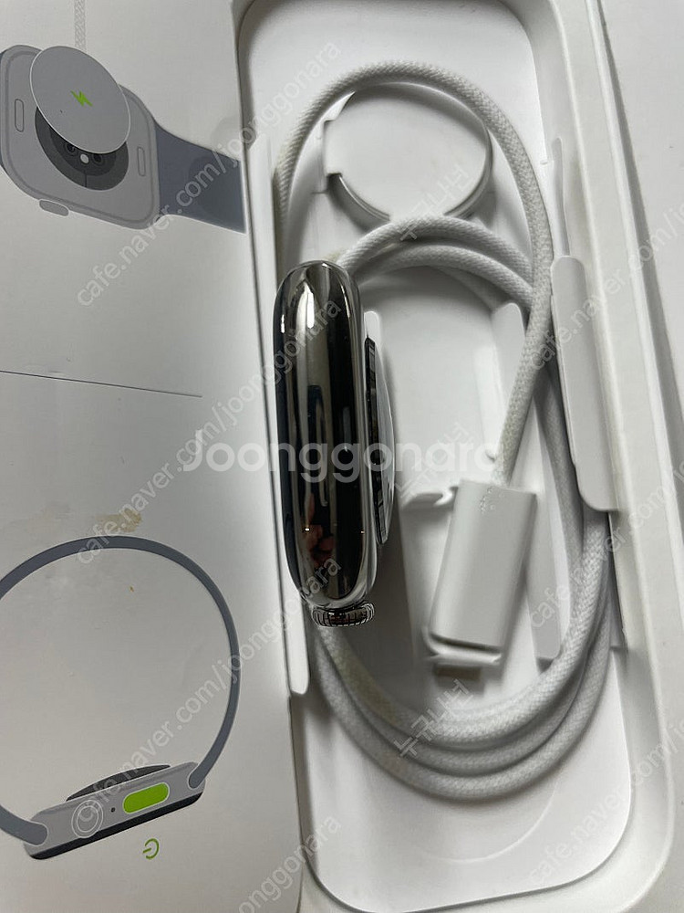 애플워치10티타늄 46mm 내추럴 애플케어+ SSS급--6