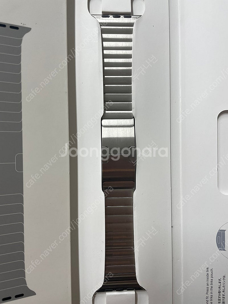 애플워치 링크브레이슬릿 실버 42mm SSS급--0