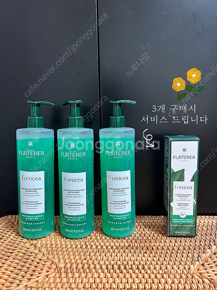 르네휘테르 샴푸/컨디셔너 3개+사은품 포티샤 토뉘시아 ...--0