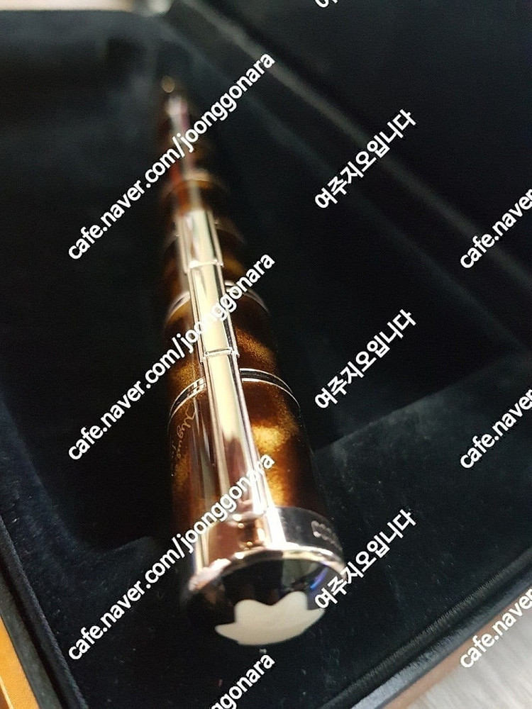 몽블랑 만년필 아티스트 2005 미겔 드 세르반테스 18K 미디엄 펜촉 ,aurora asia 리미티드 에디션,오로...--4