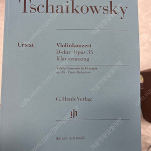 헨레 악보 차이코프스키 바이올린 협주곡 in D Major, Op. 35 [HN.685] 정가 57,600원 택포 4.2에 판매