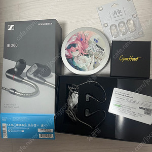 젠하이저 ie200+오픈하츠 커케