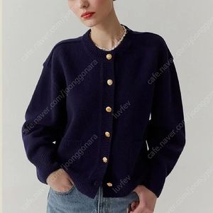 스튜디오 심플먼트 Reina cardigan, navy, free