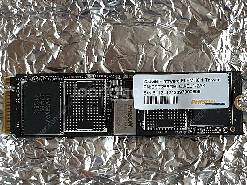 [미사용] PHISON SSD M.2 NVME 256G...--0