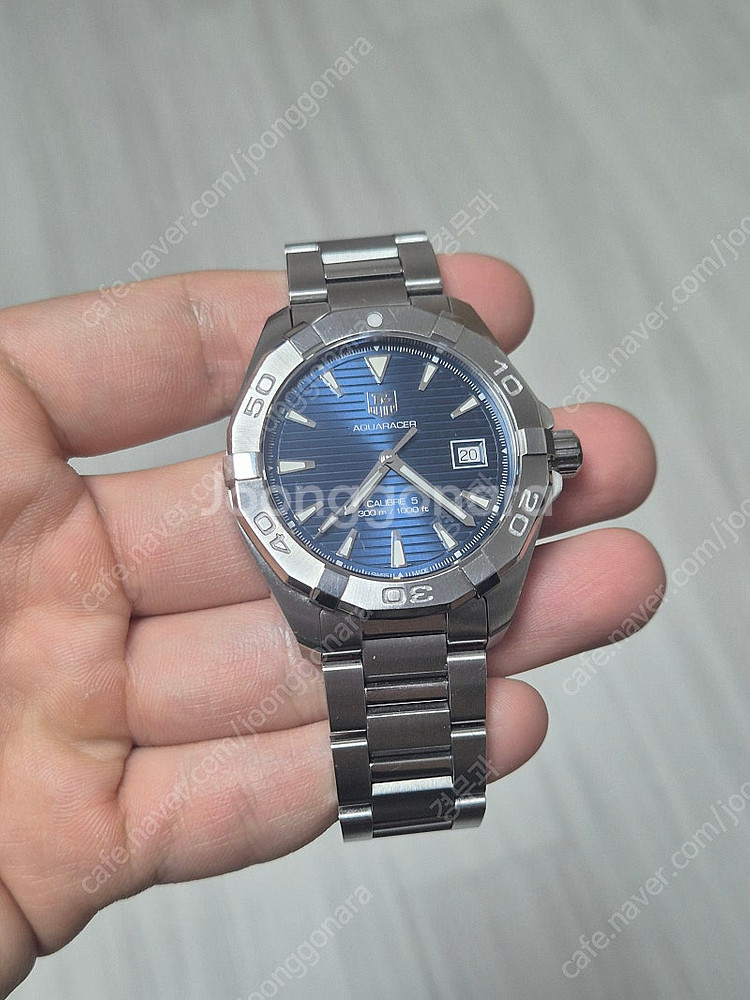 태그 아쿠아레이서300 스틸 청판 41mm 팝니다.--0