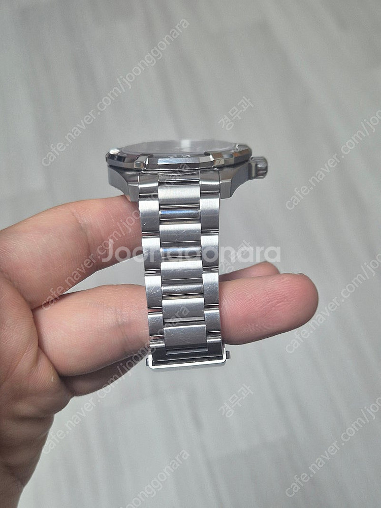 태그 아쿠아레이서300 스틸 청판 41mm 팝니다.--1