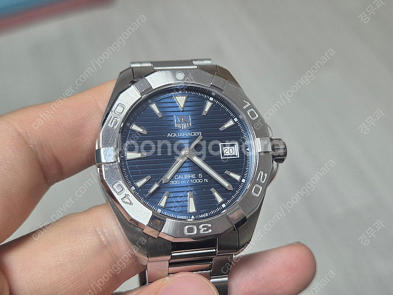 태그 아쿠아레이서300 스틸 청판 41mm 팝니다.--5