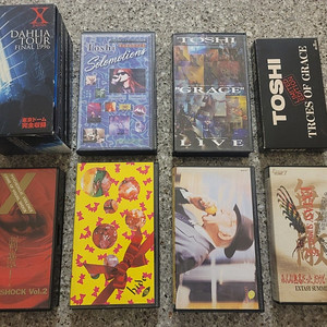 X-JAPAN. Hide. Toshi 엑스재팬. 히데. 토시등 투어 VHS, 하마사키아유미 Hamasaki Ayumi 앨범 8장 일괄팝니다