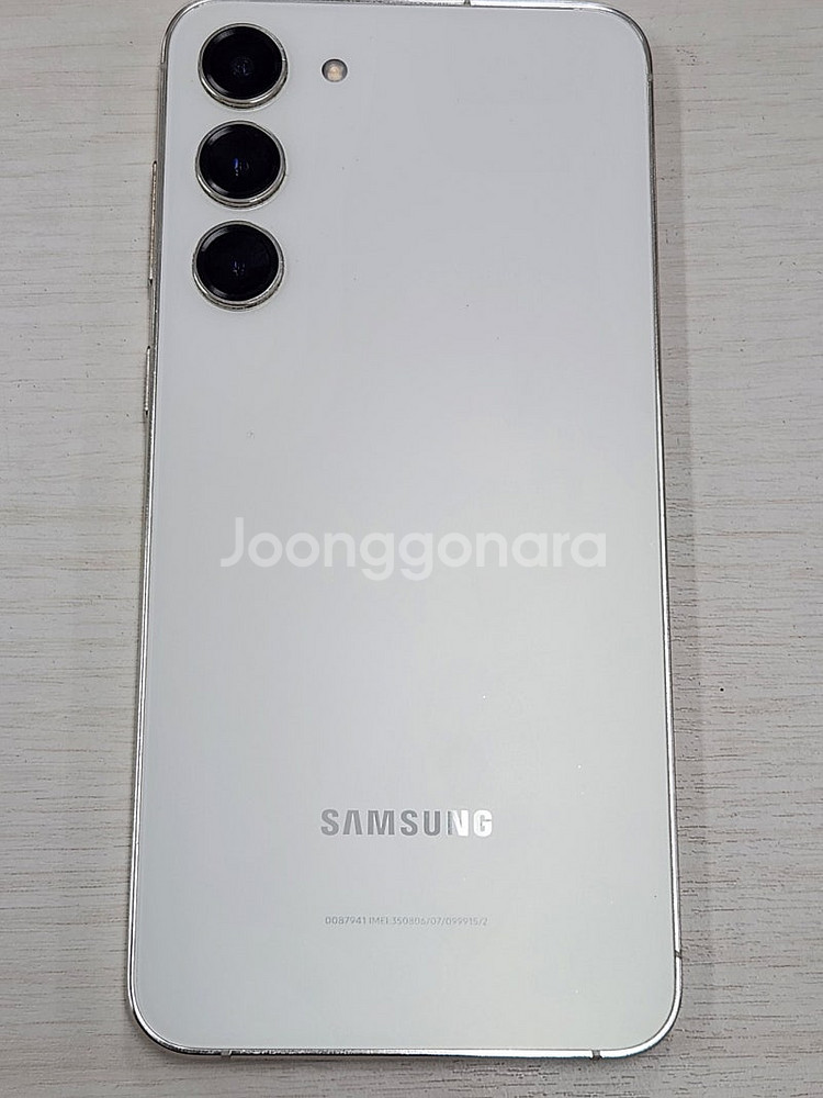 갤럭시 S23플러스 크림색상 512용량 상태좋은 무잔상...--2
