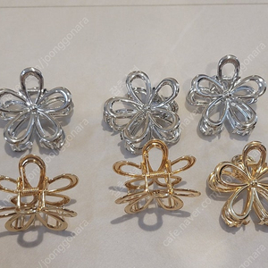 꽃집게핀 6개일괄 이미지