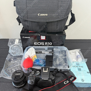 캐논EOS R10 24년 9월 구매 7500컷 정도 풀구성 릴리즈X