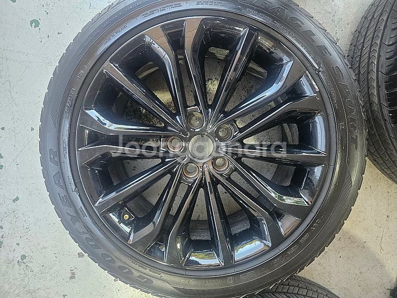 $$ 중고 제네시스 G80 DH 18인치 휠타이어 24...--3