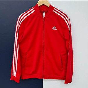 아디다스 빨간 3선 져지 L(E-106) ADIDAS 아디다스 자켓