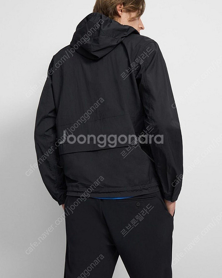 띠어리 켈소 패커블 후드 자켓 블랙 M--5