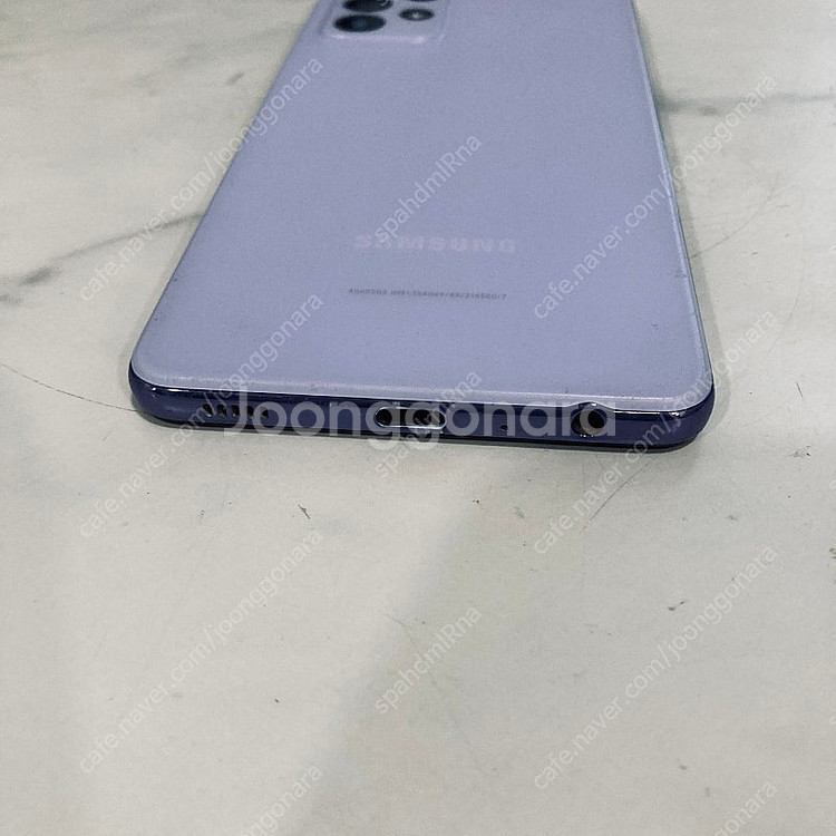 갤럭시 A52S 퍼플 128기가 매우깔끔한기기 8만8천원 판매합니다!--2