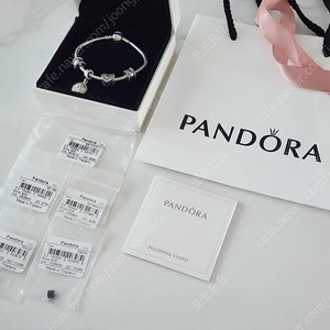 PANDORA 판도라 실버 팔찌 참 세트