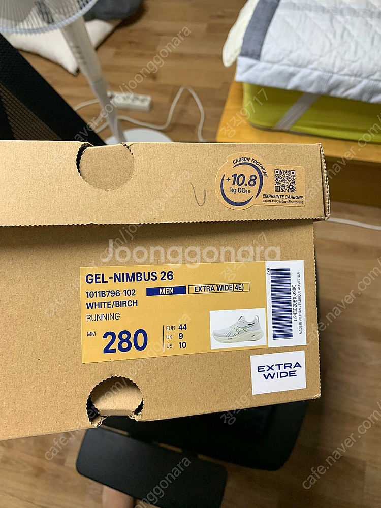 아식스 젤님버스 26 280(4e)--0